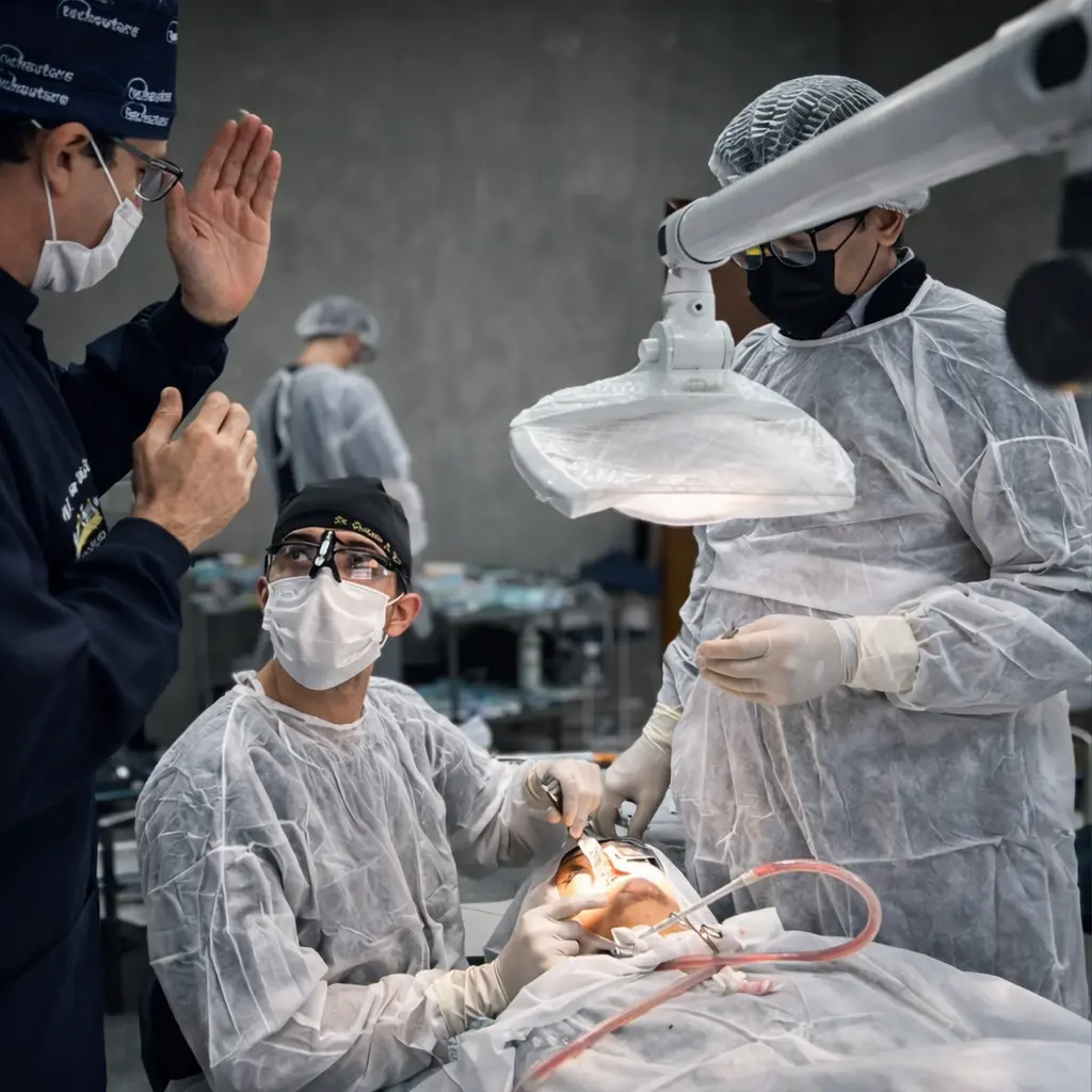 Ambiente hospitalar onde são realizadas as cirurgias supervisionadas do CJ3